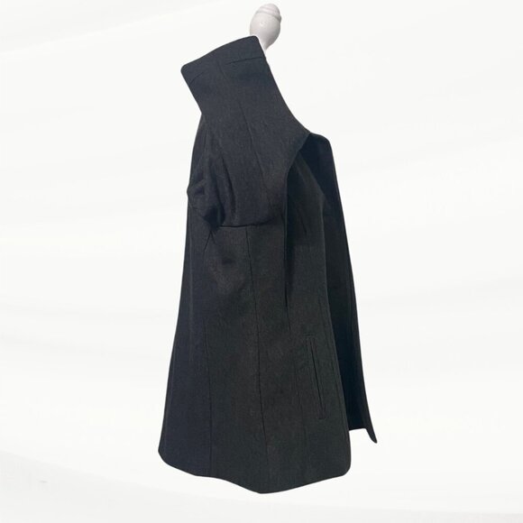 Nautica Women's Gray Wool Coat, Size XL - Picture 16 of 16